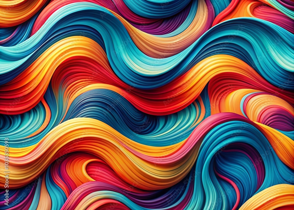 Curved Wave Lines Abstract Seamless Pattern for Modern Design Projects Curved Wave Lines Abstract Seamless Pattern for Modern Design Projects