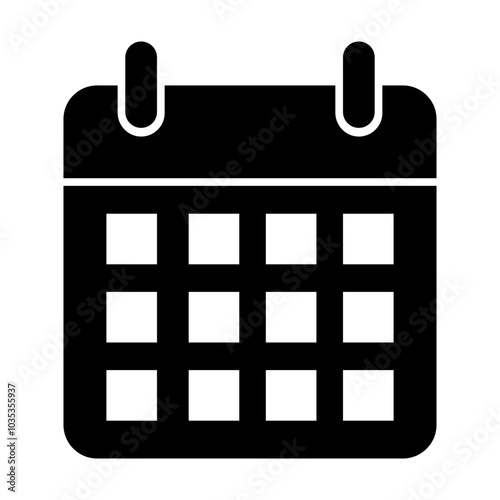 Calendar icon vector sign symbol , date month year time event holiday reminder symbol
