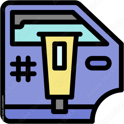 Scratch, Repair Car, Auto, Remover, Car Door, Tube Icon