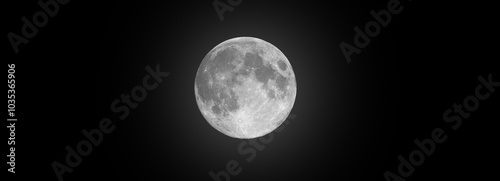 Obraz na płótnie The moon in the night sky w salonie