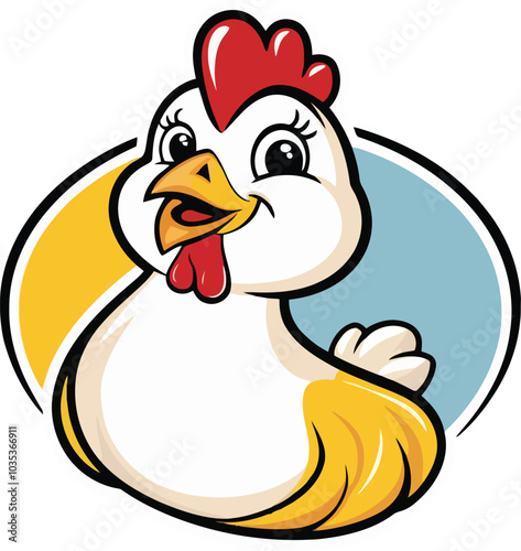 Chef Chicken Character Logo – Creative and Whimsical Design for Culinary Businesses