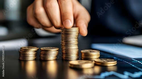 Stacking Coins for Financial Growth and Investment