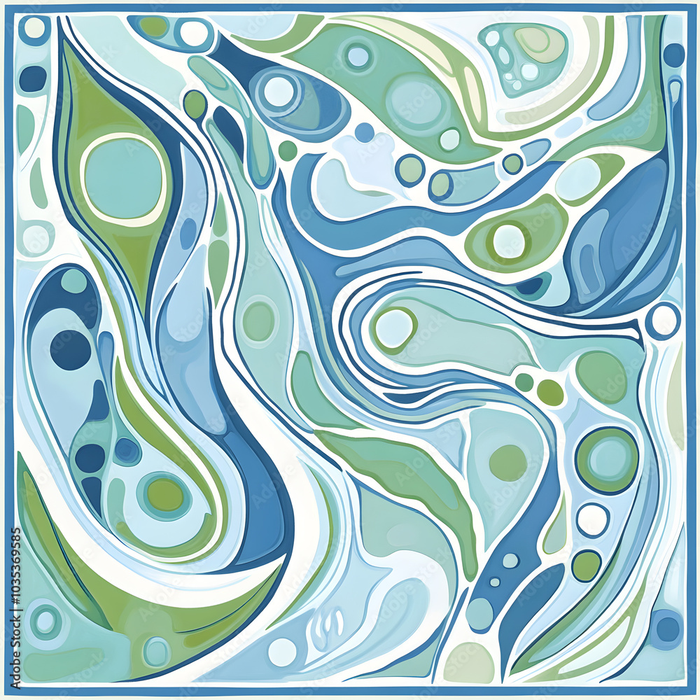 Geometric and Organic Doodle Tile and Carpet Designs with White Borders | Hand-drawn, Abstract, Floral, and Symmetrical Patterns in Soft Pastel and Earth Tones