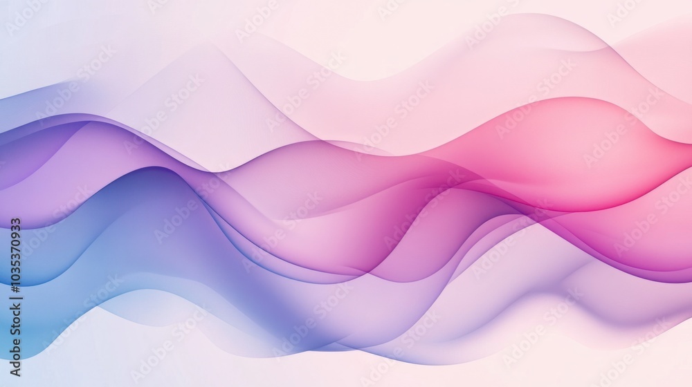 Smooth lines in pastel gradients, flowing elegantly to create a minimalistic abstract design Smooth lines in pastel gradients, flowing elegantly to create a minimalistic abstract design