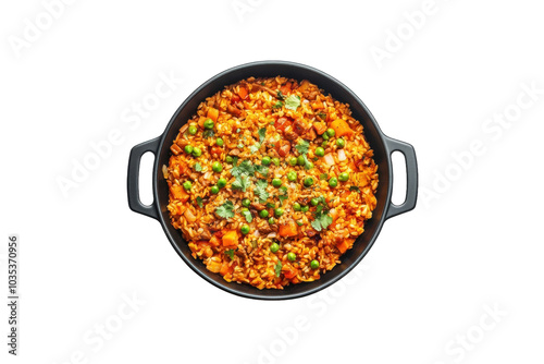 Multi-Functional Casserole Dish with Divided Sections for Versatile Meal Preparation Isolated on Transparent Background