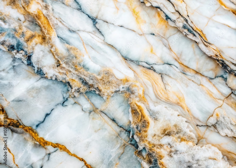 Fototapeta premium Elegant White and Grey Marble Texture Background for Design Projects