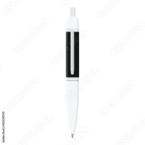 Rollerball pen isolated on white background