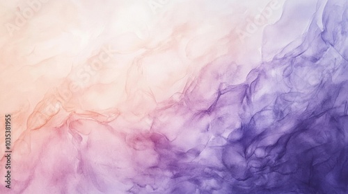 Soft pastel watercolor wash with light gradients, creating a soothing abstract background