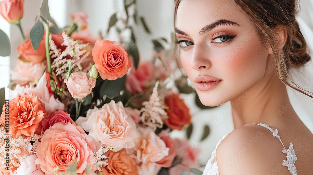 Naklejka premium Wedding inspiration mood board