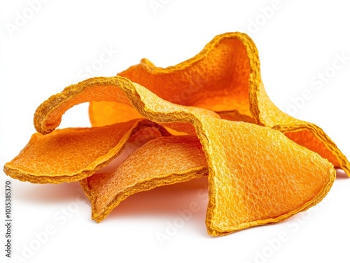 Tangerine Peel. Dried Herbal Remedy from Mandarin Orange for Oriental Healing photo