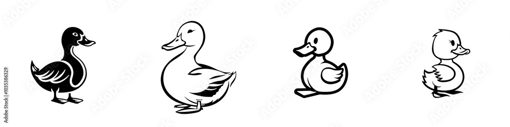 Obraz premium Abstract design featuring creative graphics on a white isolated background.