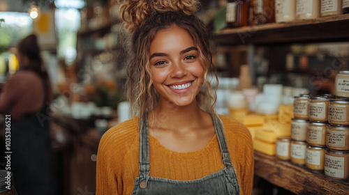 Wallpaper Mural A small business owner promoting products on social media, with followers engaging in comments and live streams of their store Torontodigital.ca