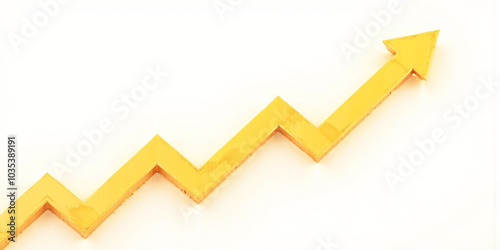 graph with arrow