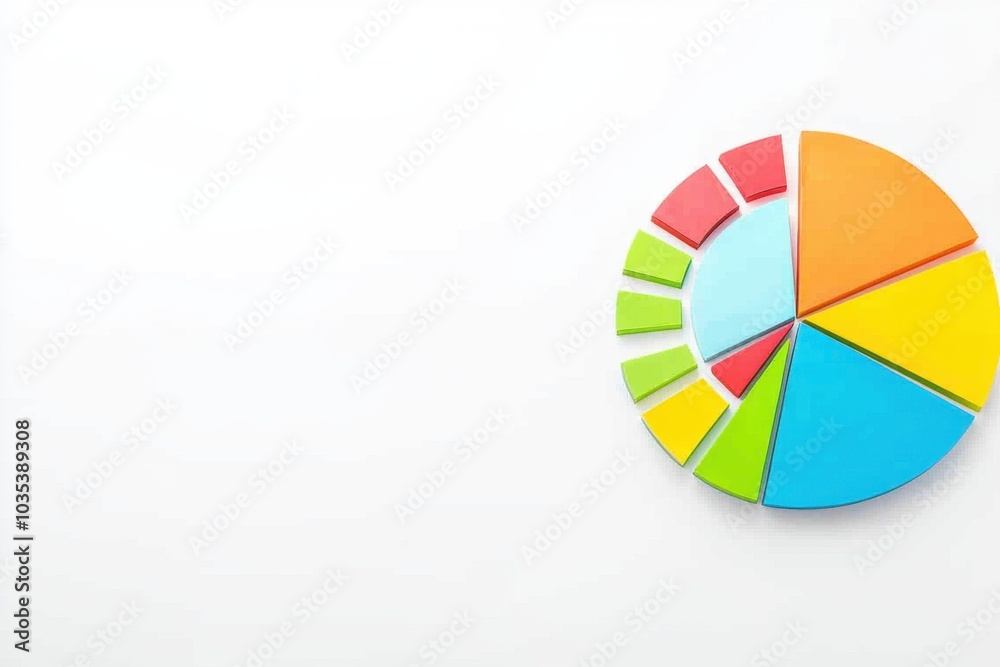 Obraz premium Comprehensive market analysis report featuring visual consumer data insights