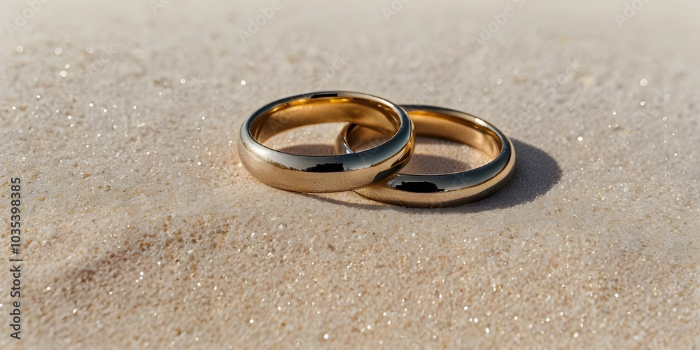 Two Rings on White Sand Two Rings on White Sand