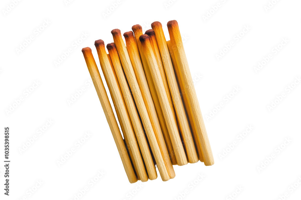 Wooden Matches in a Classic Box Isolated on Transparent Background Wooden Matches in a Classic Box Isolated on Transparent Background