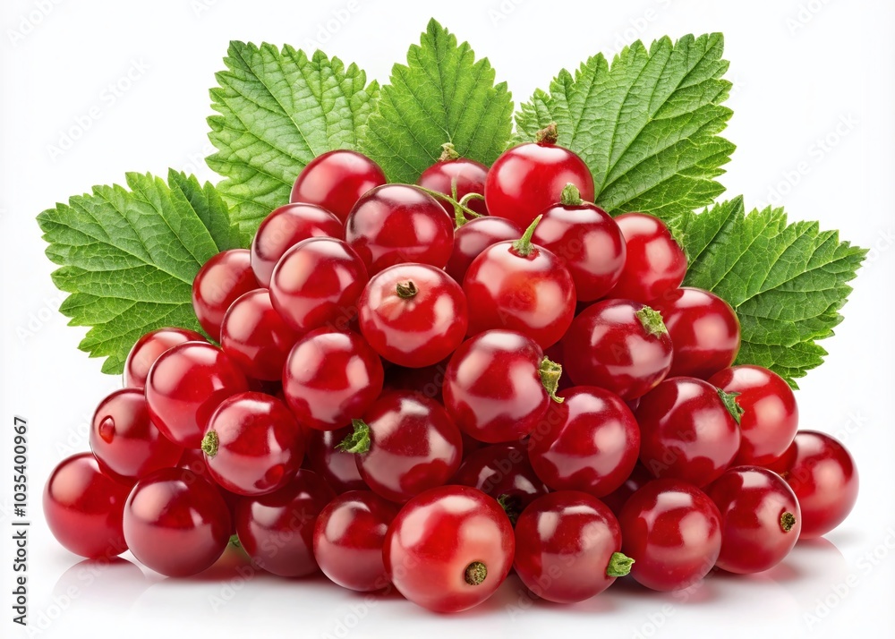 Fresh Ripe Red Currants on Transparent Background for Product Photography Fresh Ripe Red Currants on Transparent Background for Product Photography