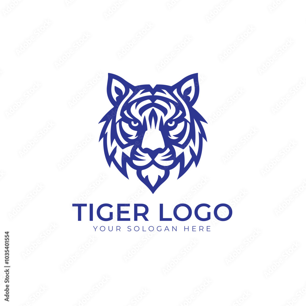 Tiger face logo Tiger face logo