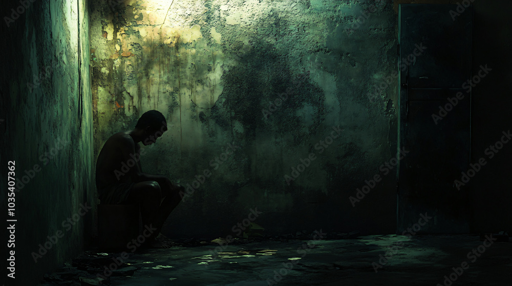 A compelling visual depicting the stigma surrounding poverty and mental health. A compelling visual depicting the stigma surrounding poverty and mental health.