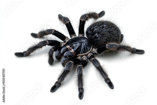 Urticating Hairs Exposed on Colombian Tarantula's Defiant Back