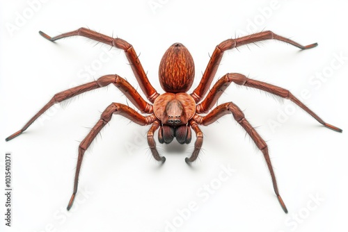 Deadly Brazilian Wandering Spider in Threatening Warning Pose