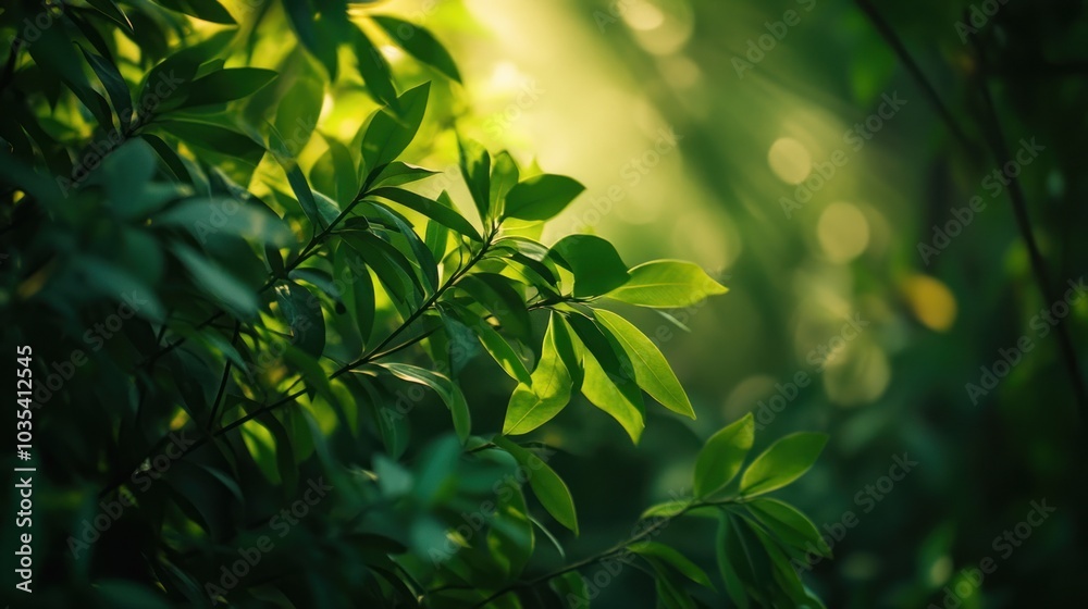 Sunlight Through Lush Foliage Sunlight Through Lush Foliage