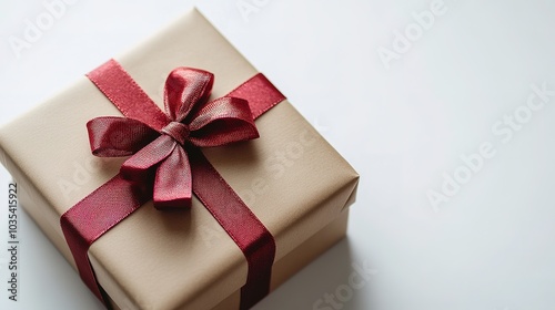 Gift Box on White Background