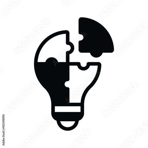 Get a glimpse of problem solving icon in modern style