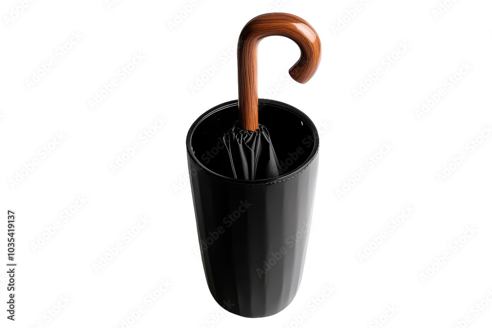 Modern Umbrella Stand Featuring Stylish Design and Durable Materials Isolated on Transparent Background Modern Umbrella Stand Featuring Stylish Design and Durable Materials Isolated on Transparent Background