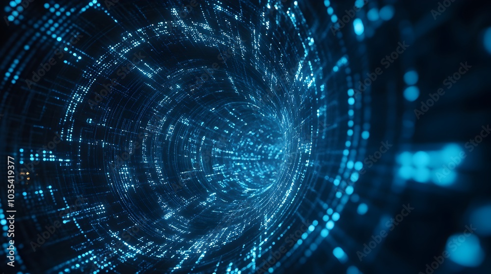 Captivating Cyber Vortex Dynamic Digital Tunnel of Futuristic Neon Lights and Data Streams Captivating Cyber Vortex Dynamic Digital Tunnel of Futuristic Neon Lights and Data Streams