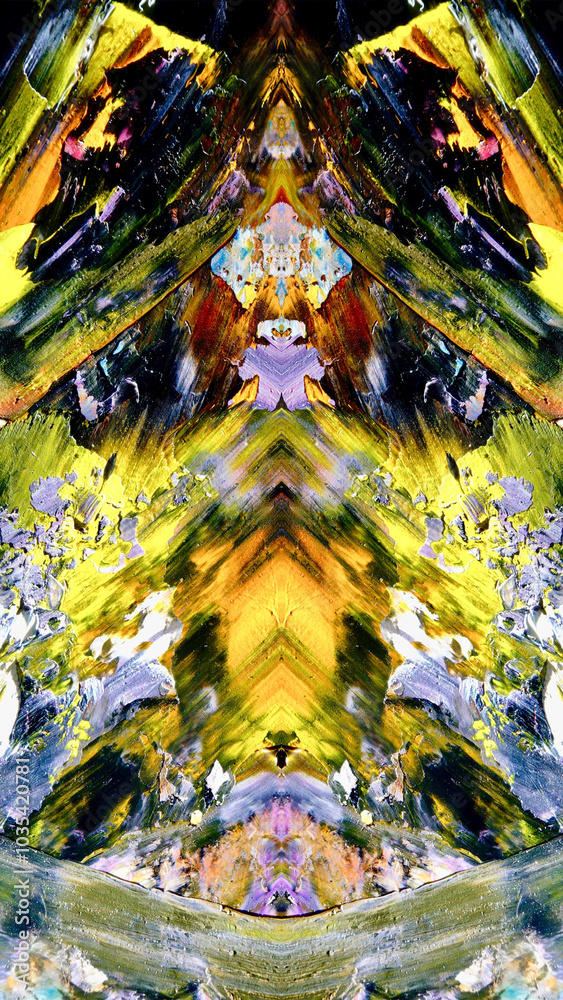 Fototapeta premium Abstract background art . Ethnic pattern. Mixtures of oil paint. Trendy hand painting canvas. Wall decor and Wall art prints Idea. 3D Texture. Art object