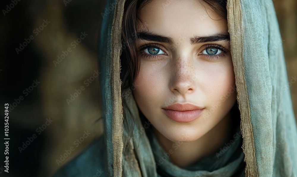 Biblical character. Woman, Generative AI Biblical character. Woman, Generative AI