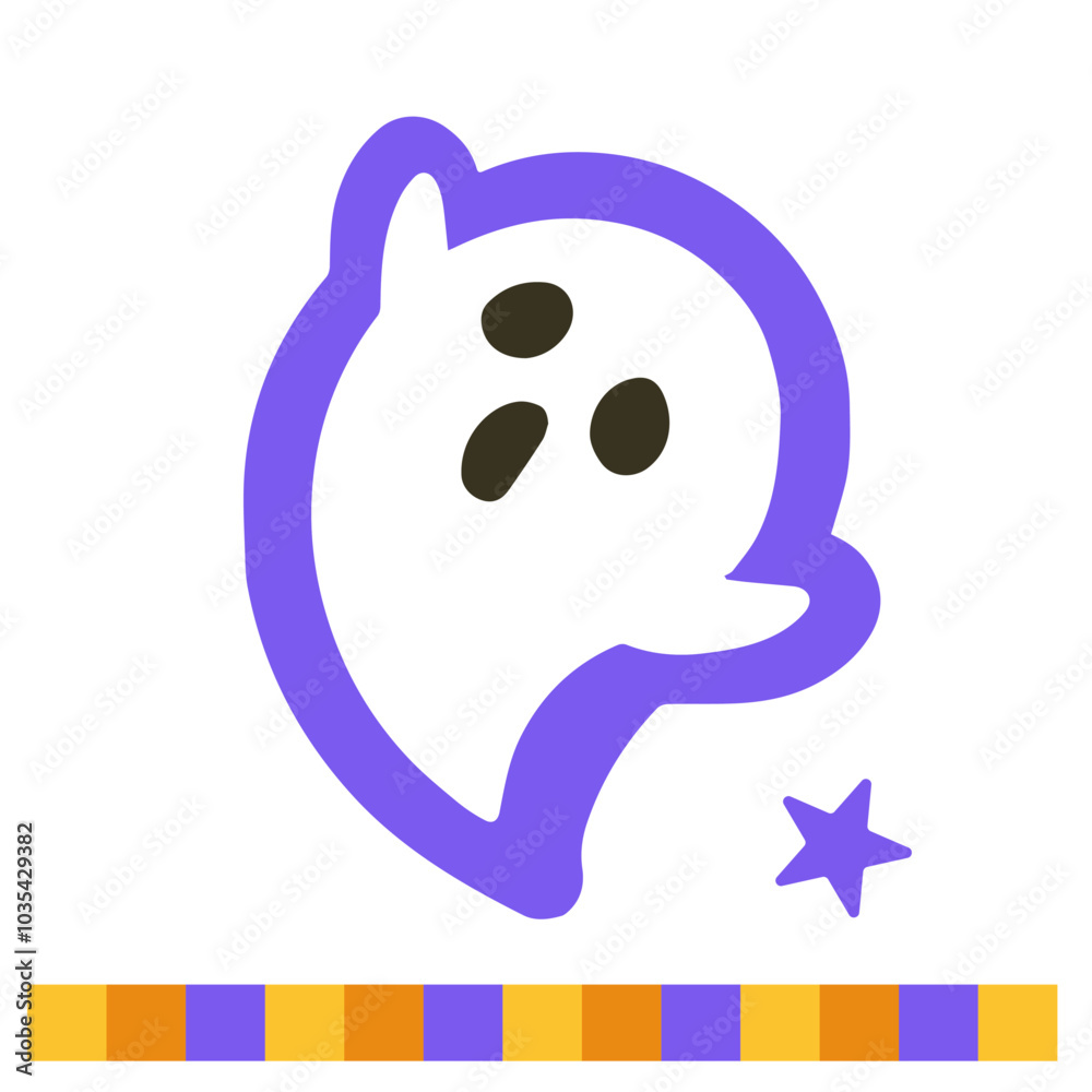 歌うのおばけのハロウィンアイコン-7