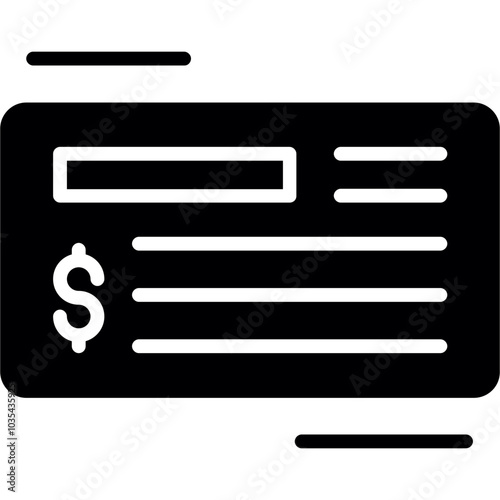 Cheque Icon