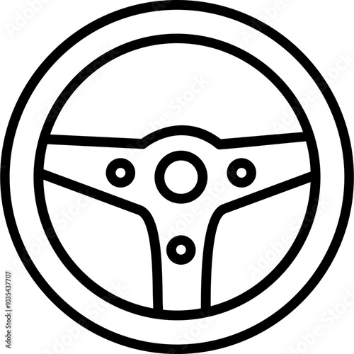 Steering Wheel Icon