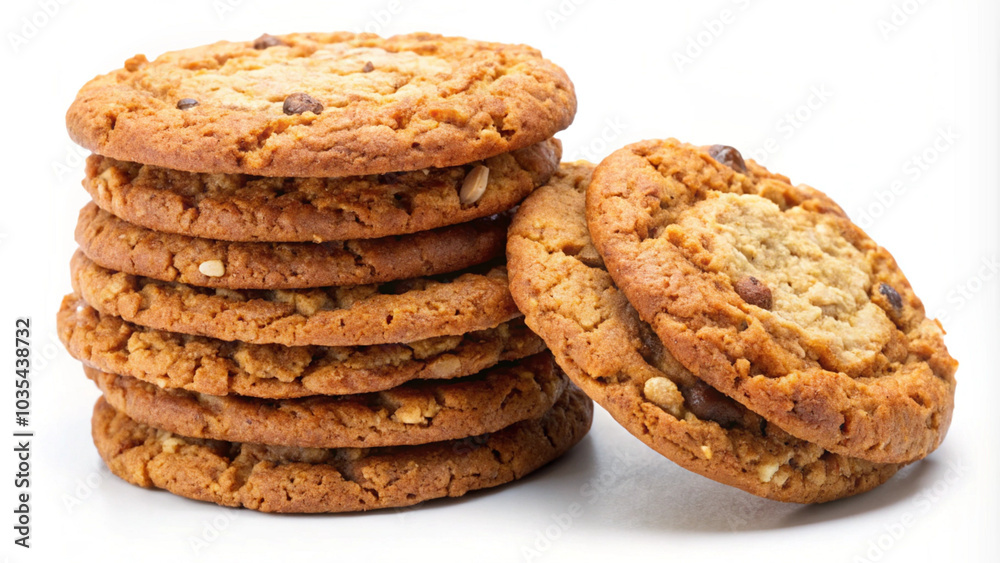 Homemade Oatmeal Cookies Stack Homemade Oatmeal Cookies Stack