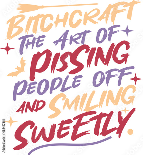 Bitch craft Funny Witch Halloween 