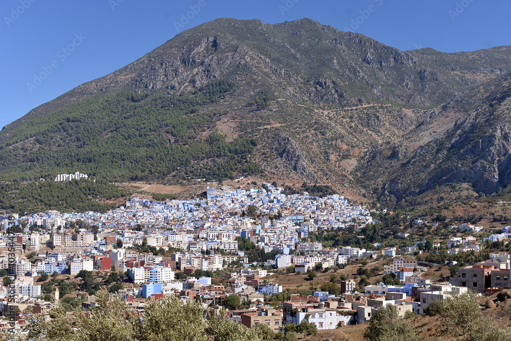 ATHE BLUE CITY OF CHEFCHAOUANE IN NORTHERN MOROCCO ATHE BLUE CITY OF CHEFCHAOUANE IN NORTHERN MOROCCO