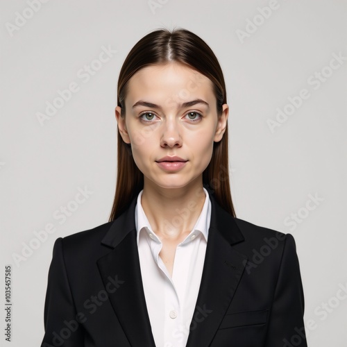 A 3D illustrated image featuring Young Businesswoman Emma with a mail icon against a plain white backdrop created using artificial intelligence technology