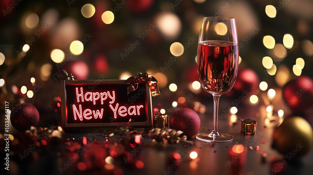 Happy new year card Happy new year card