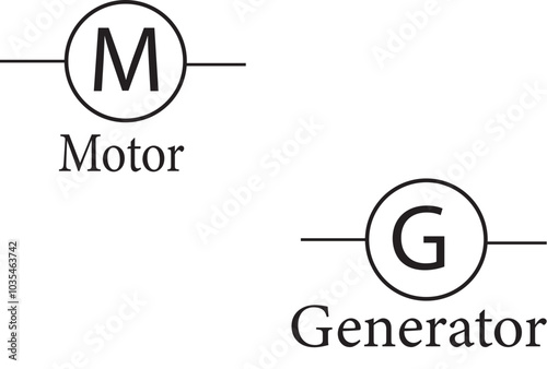 Electricasl Sign of Motor and generator