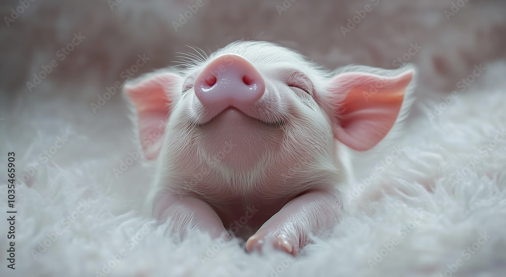 baby pig sleeping baby pig sleeping