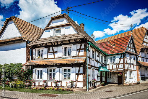 Fachwerkhäuser in Hunspach