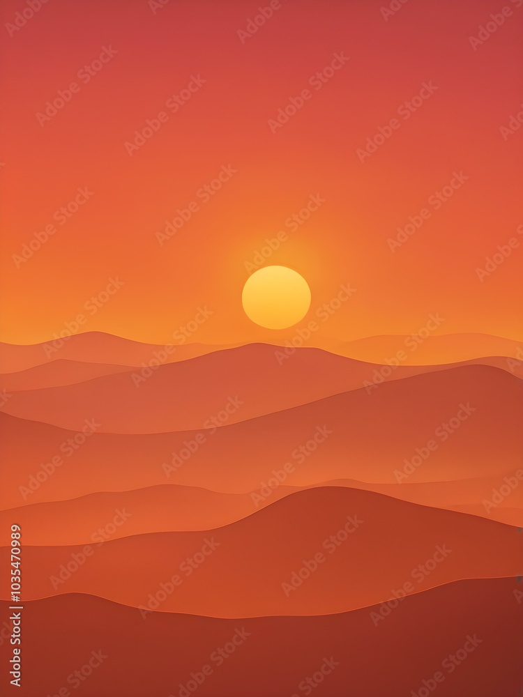 A radiant orange background with soft gradients that evoke the colors of a sunset, creating an energizing atmosphere A radiant orange background with soft gradients that evoke the colors of a sunset, creating an energizing atmosphere