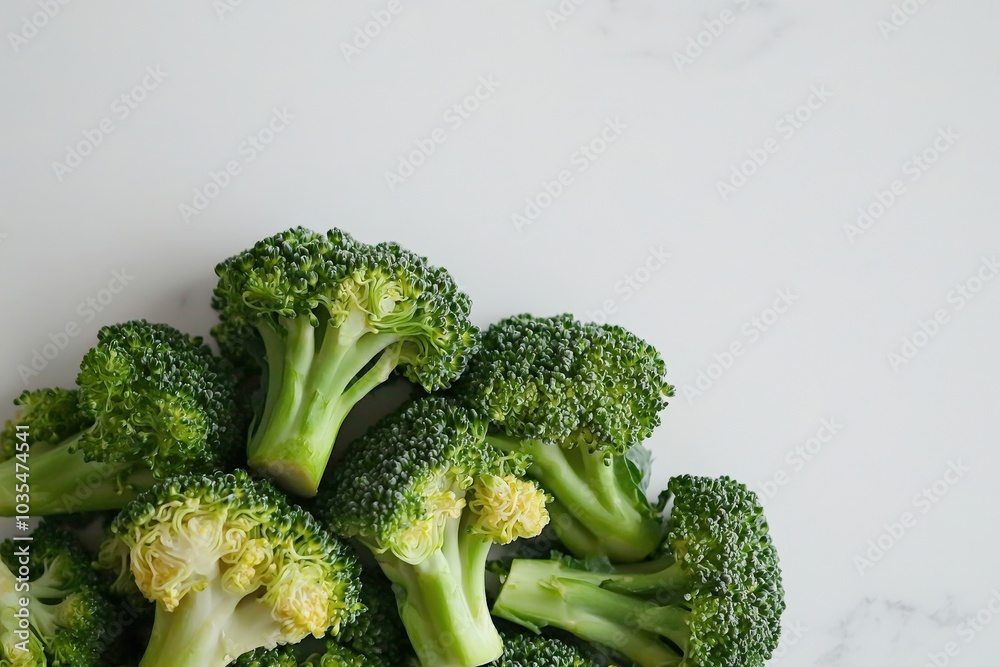 Fresh and Vibrant Broccoli Bunch with a Hint of Natural Green Texture Perfect for Healthy Recipes and Culinary Inspiration Fresh and Vibrant Broccoli Bunch with a Hint of Natural Green Texture Perfect for Healthy Recipes and Culinary Inspiration