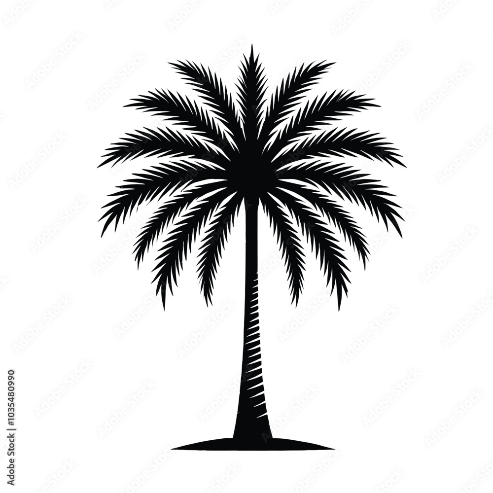 Obraz premium Palm Tree Silhouette