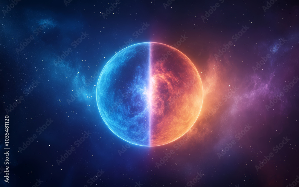 The background of future technology made up of particle elements and rays The background of future technology made up of particle elements and rays
