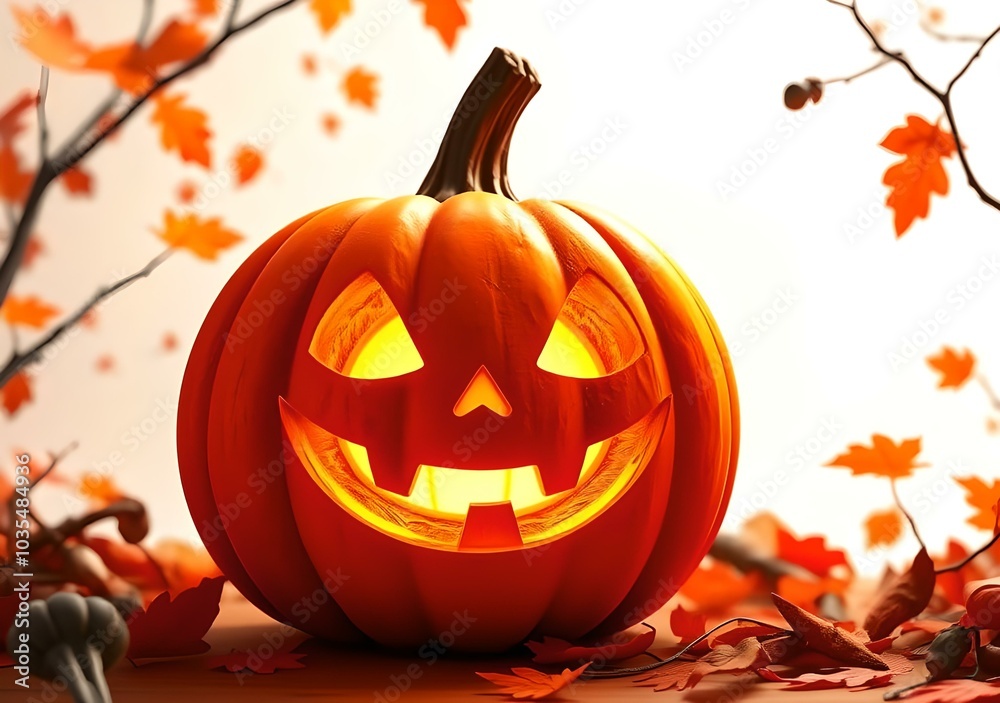 Scare orange pumpkin for Halloween' Day. Scare orange pumpkin for Halloween' Day.