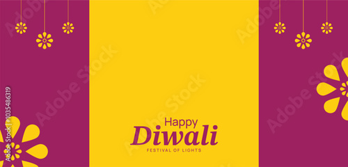 Happy Diwali background decoration. India Diwali celebration greeting card, diwali unit design, vector illustration.