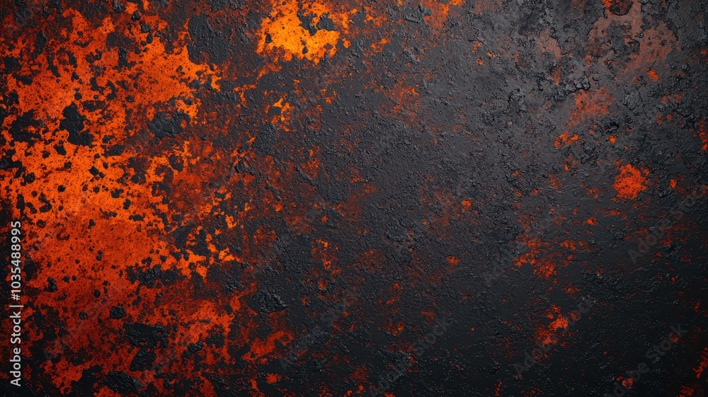 Abstract texture with orange and black patterns, isolated on white background. Abstract texture with orange and black patterns, isolated on white background.